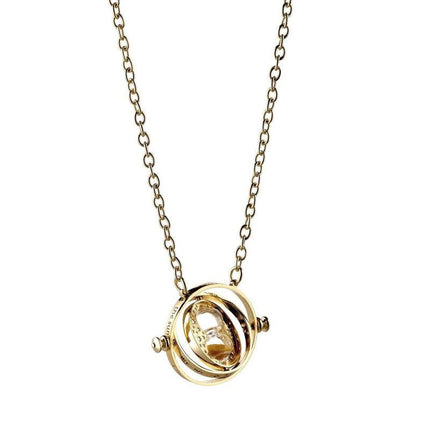 Harry Potter Pendant & Necklace Spinning Time Turner (gold plated)