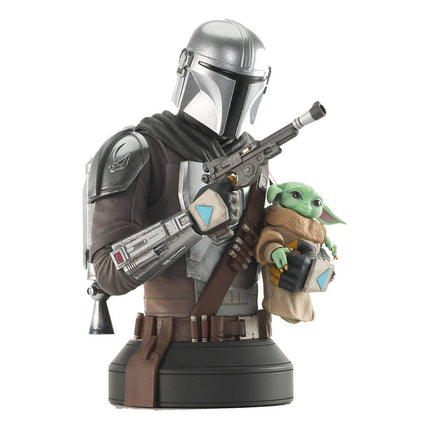 The Mandalorian with Grogu Star Wars: The Mandalorian Bust 1/6 15 cm