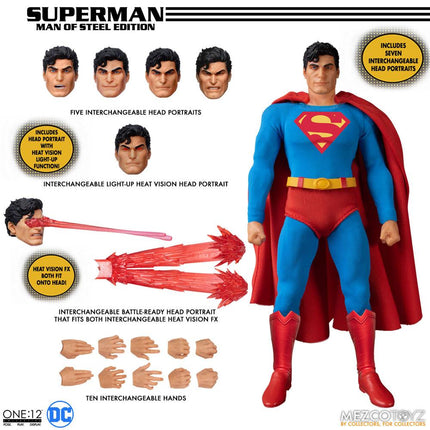 Superman - Man of Steel Edition DC Comics Action Figure 1/12 One:12 16 cm