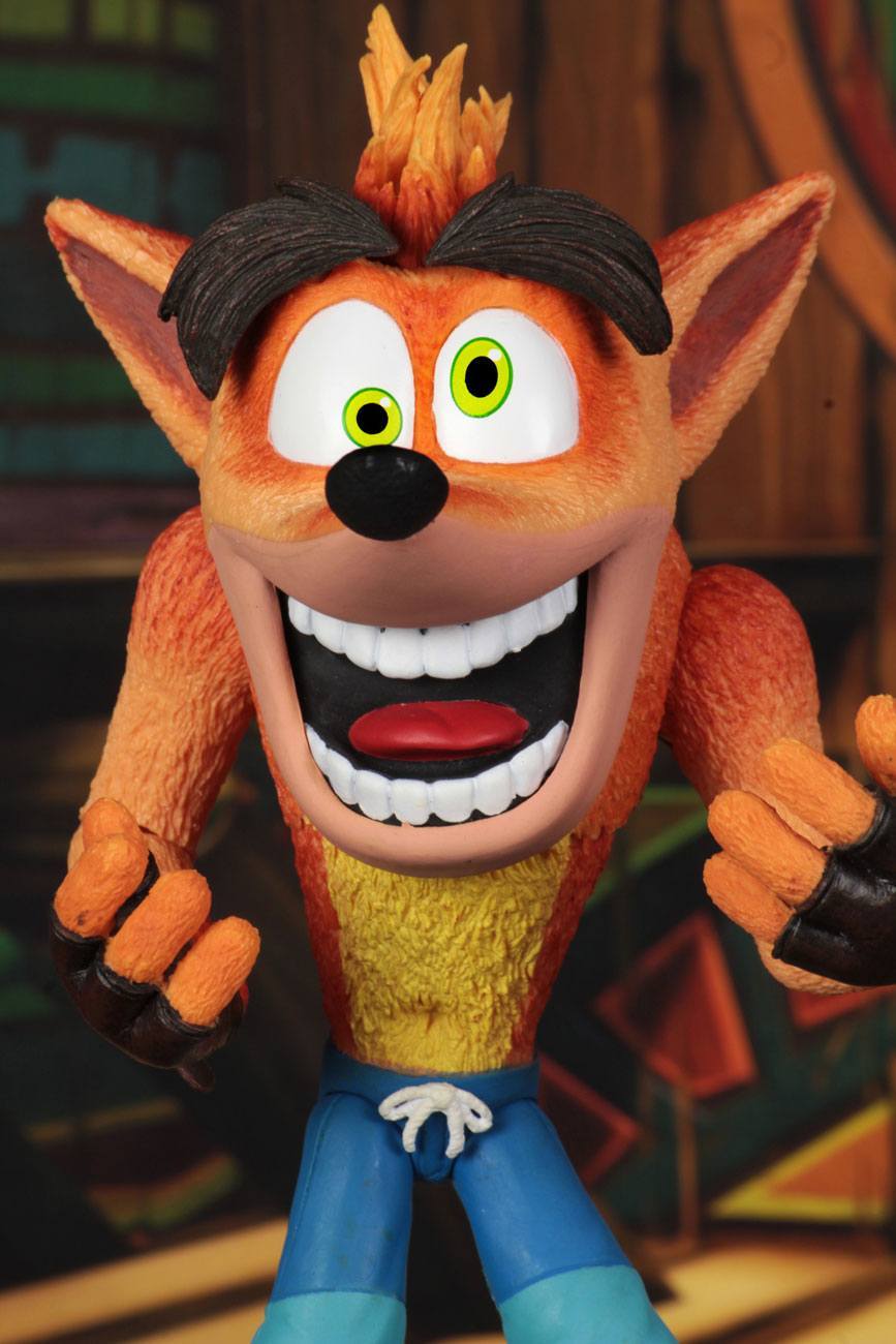 Crash bandicoot Figura Articulada 15 cm Orange